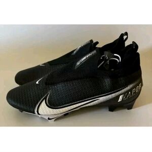 Nike Vapor Edge Elite 360 Flyknit Black Football Cleats CV6282-009 Men's Size 13